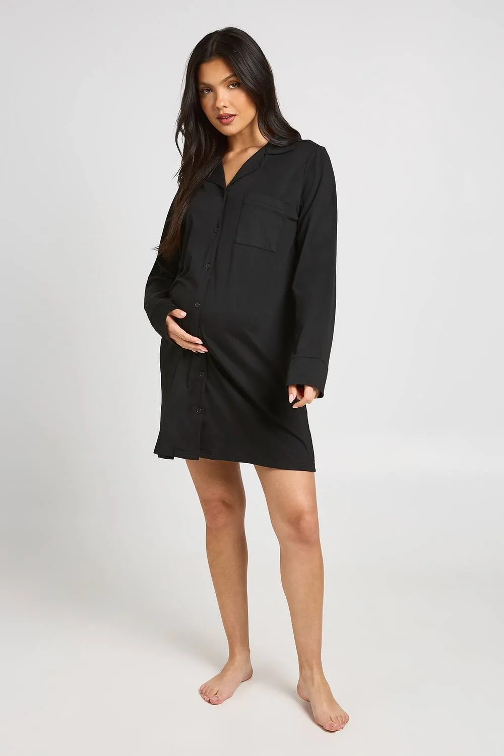 Maternity Soft Touch Nightie by boohoo