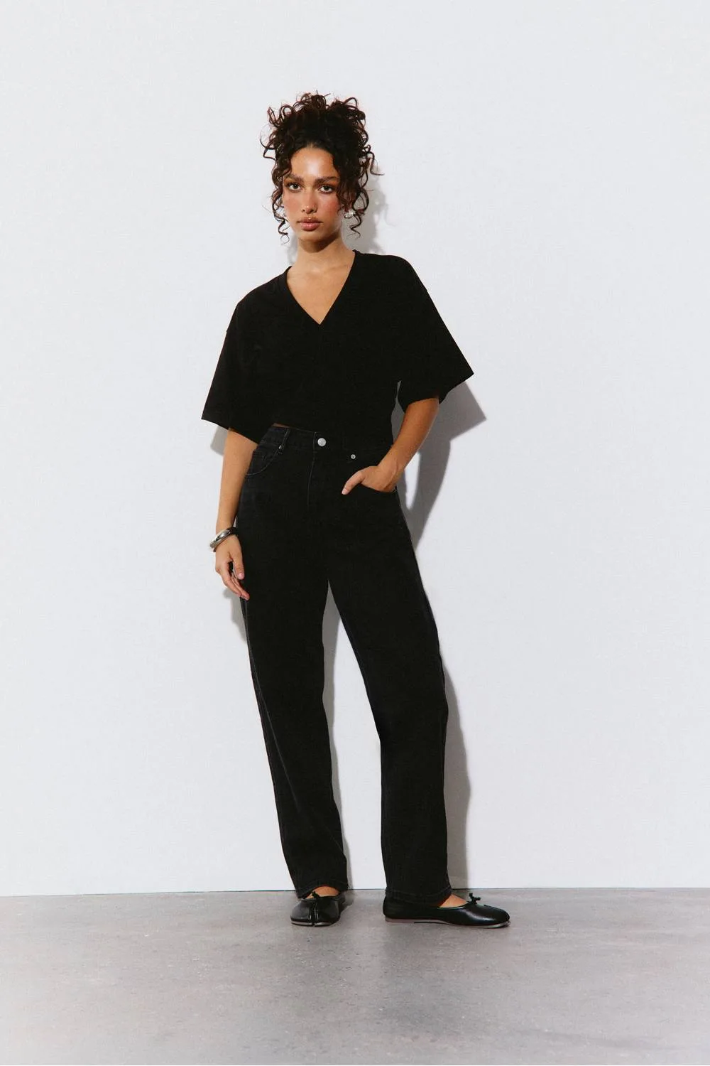 The High Waist Mom Jean by boohoo