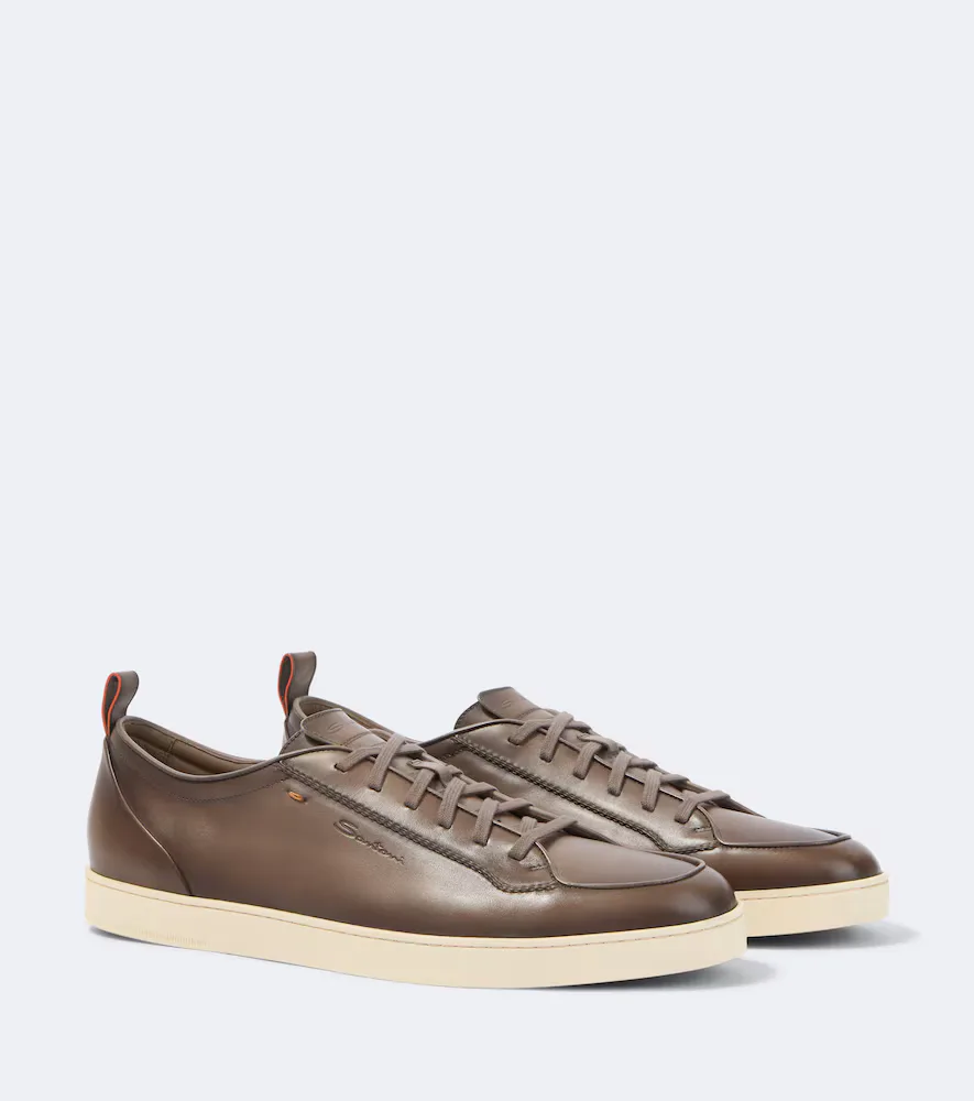 Baskets En Cuir by Santoni