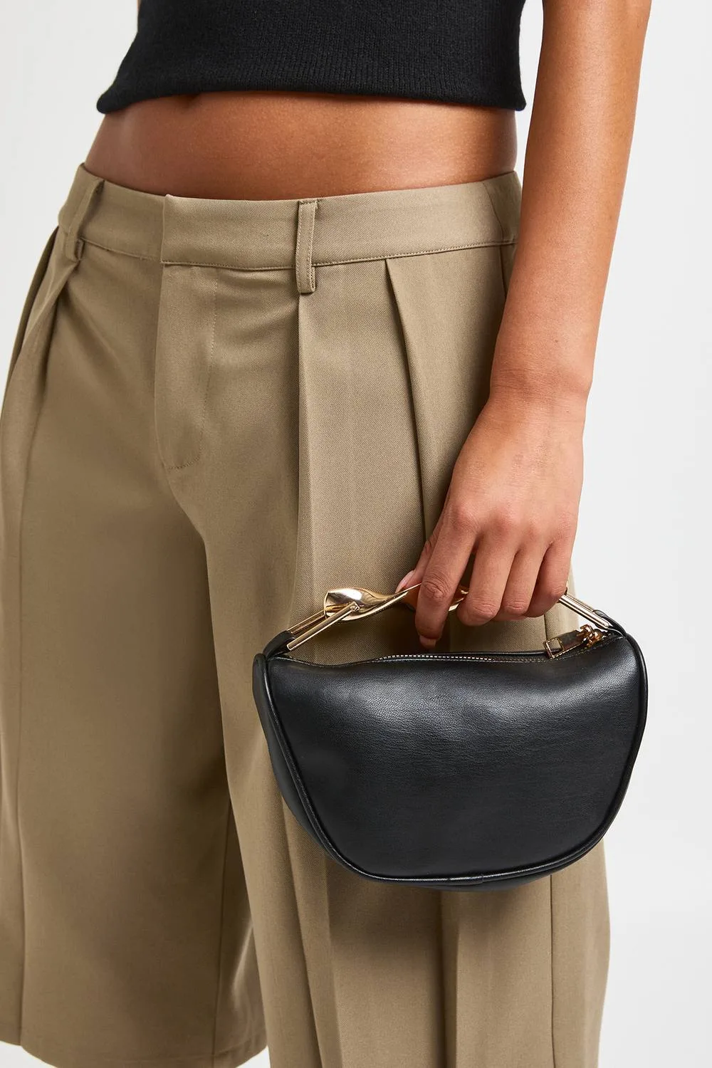 Twist Handle Mini Grab Bag by boohoo