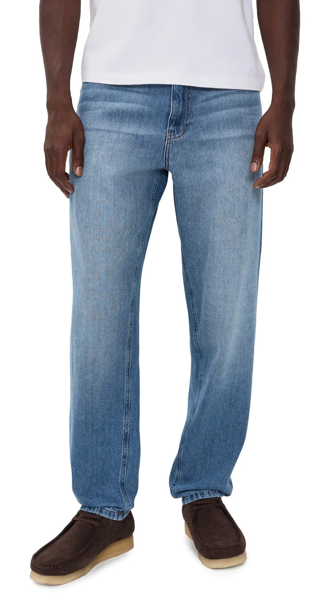 Ryder Washed Denim Jeans by Les Deux
