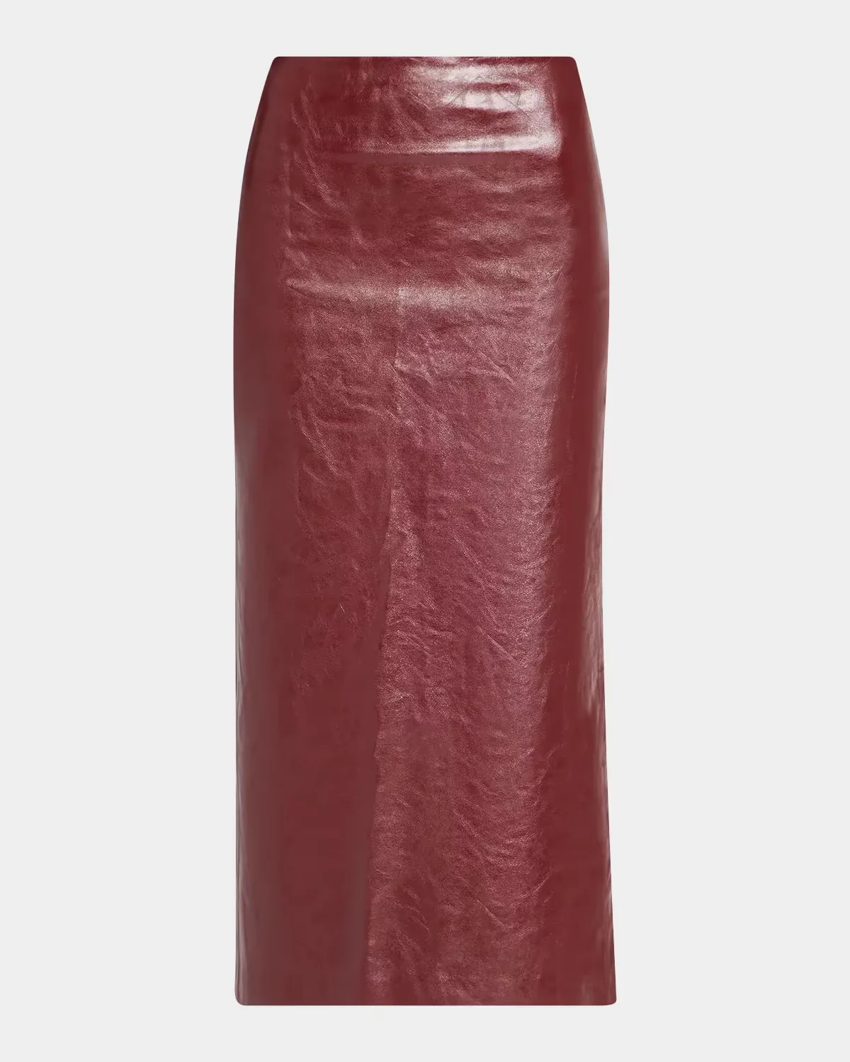 Maeve Solid Side-Slit Midi Skirt by ALICE + OLIVIA