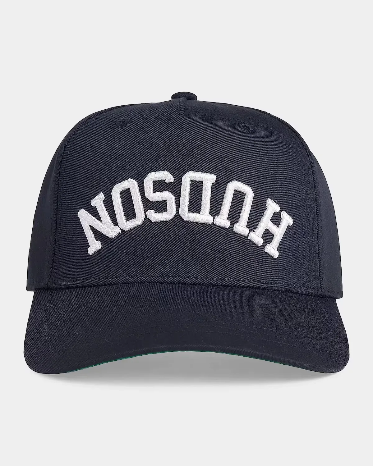 Embroidered Reverse Logo Baseball Cap by Hudson