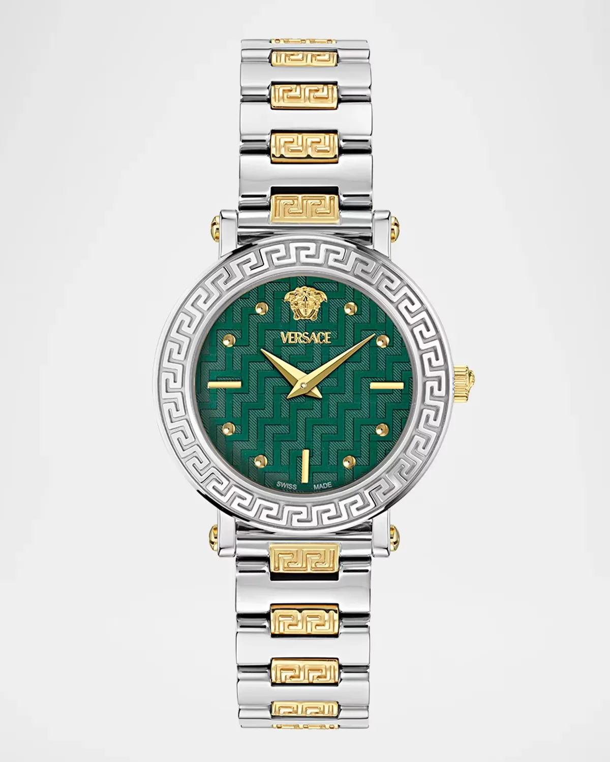 Greca Sphere 30mm Two-Tone Bracelet Watch