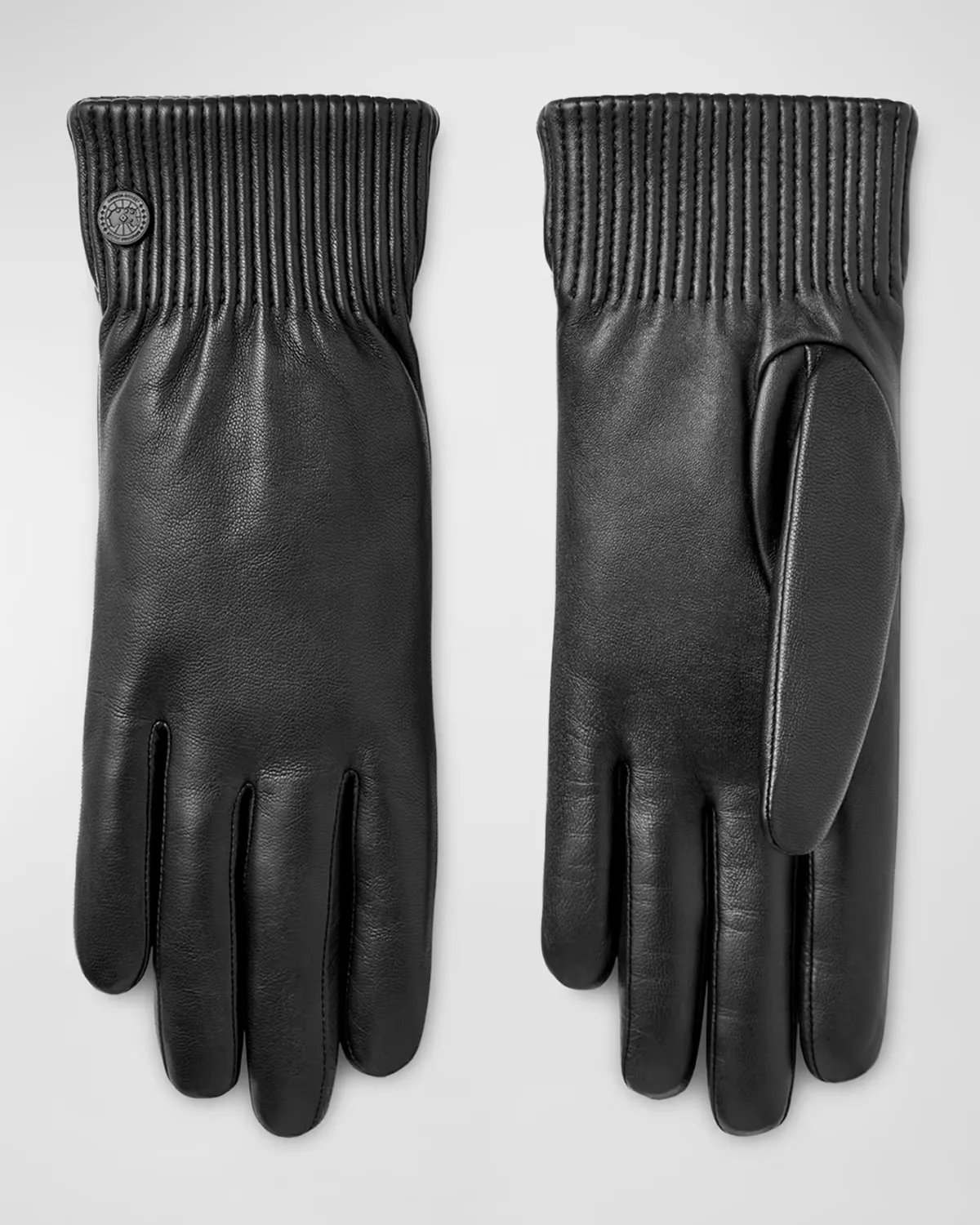 Ribbed Leather Gloves by Canada Goose