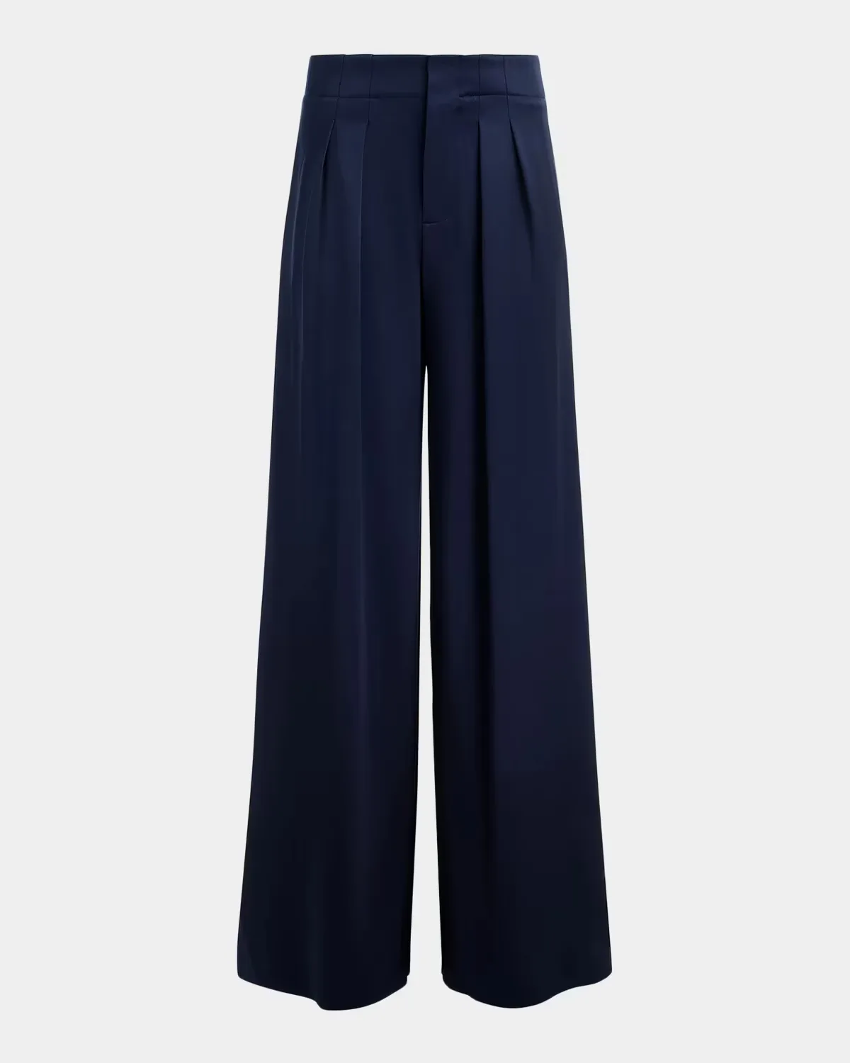 Eloise Satin Wide-Leg Pants by ALICE + OLIVIA