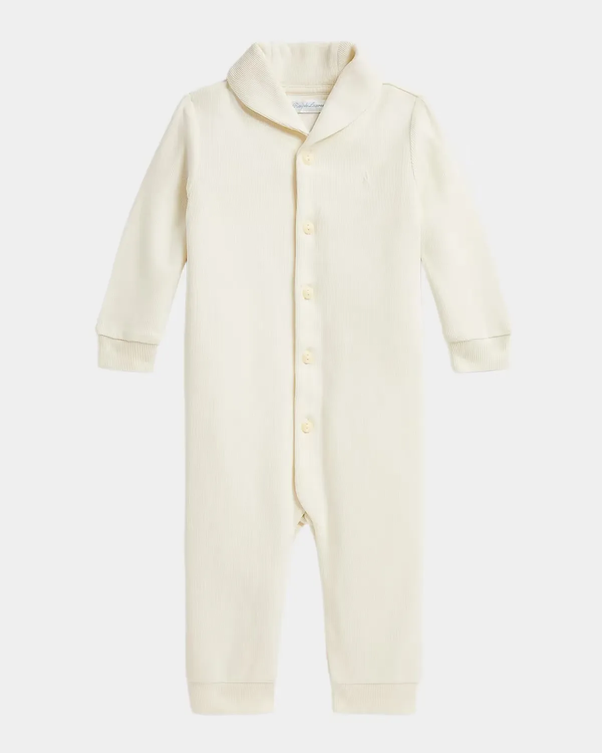 Shawl-Collar Cotton Coverall by Ralph Lauren
