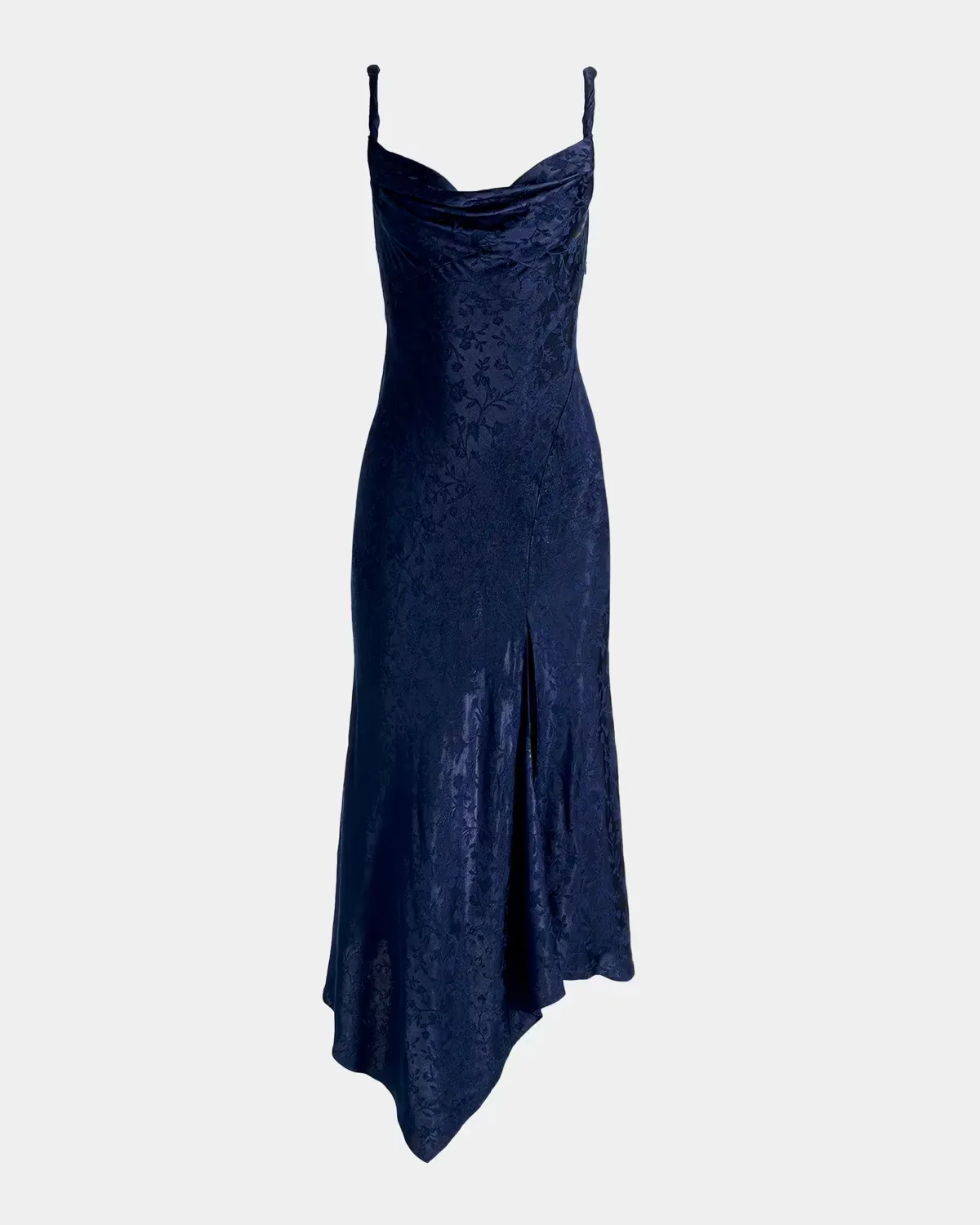 Monique Twist Strap Cowl-Neck Midi Dress by ALICE + OLIVIA