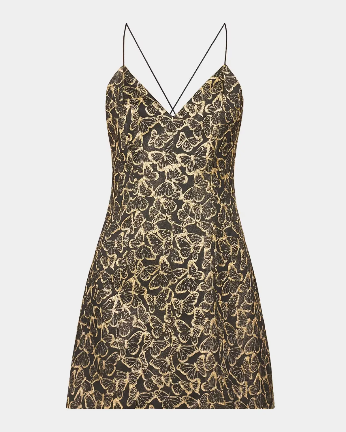 Tayla Butterfly Jacquard Mini Dress by ALICE + OLIVIA