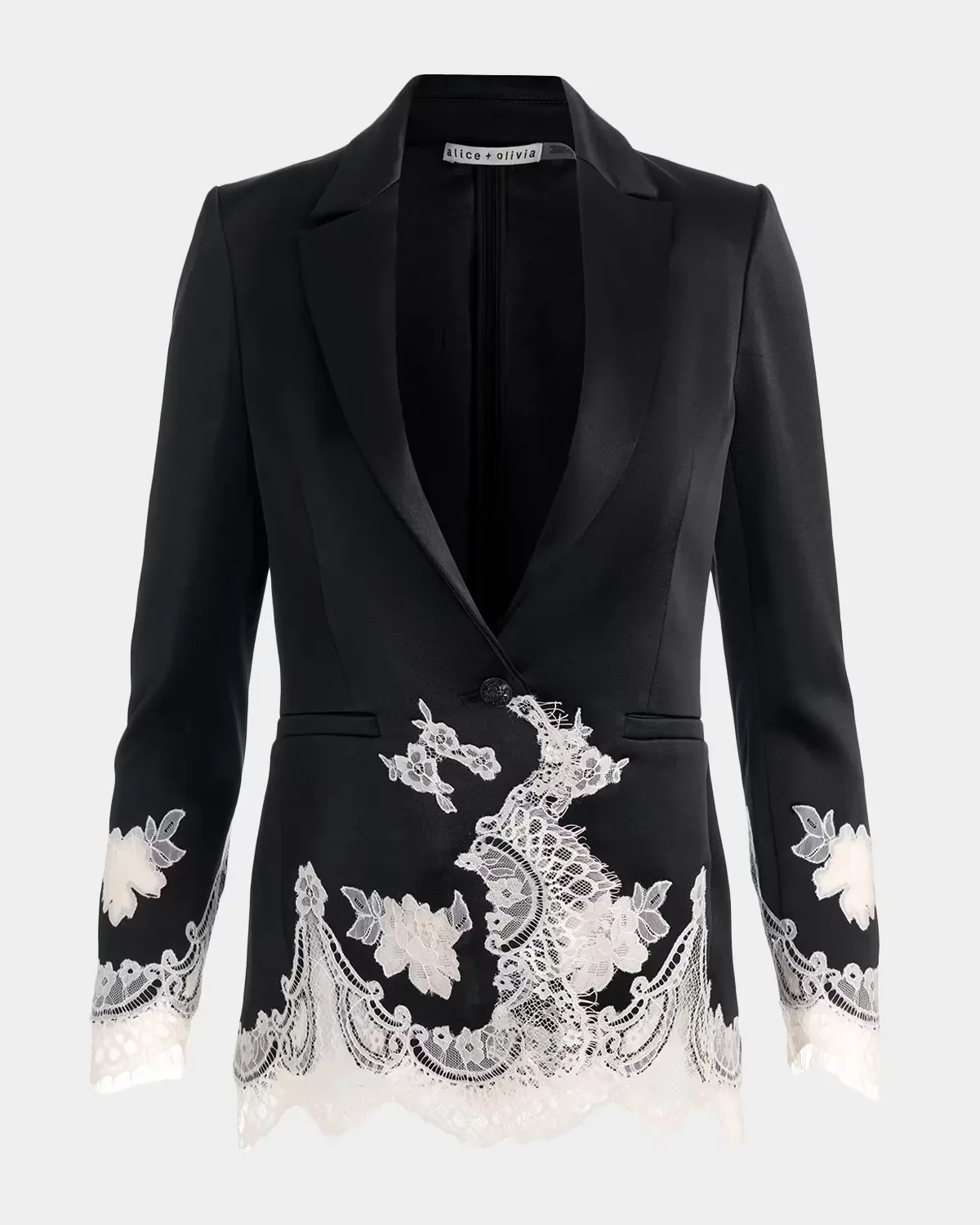 Breann Floral-Embroidered Blazer by ALICE + OLIVIA