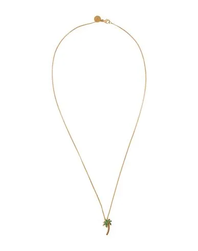 Necklace - Brass, Zirconia by PALM ANGELS