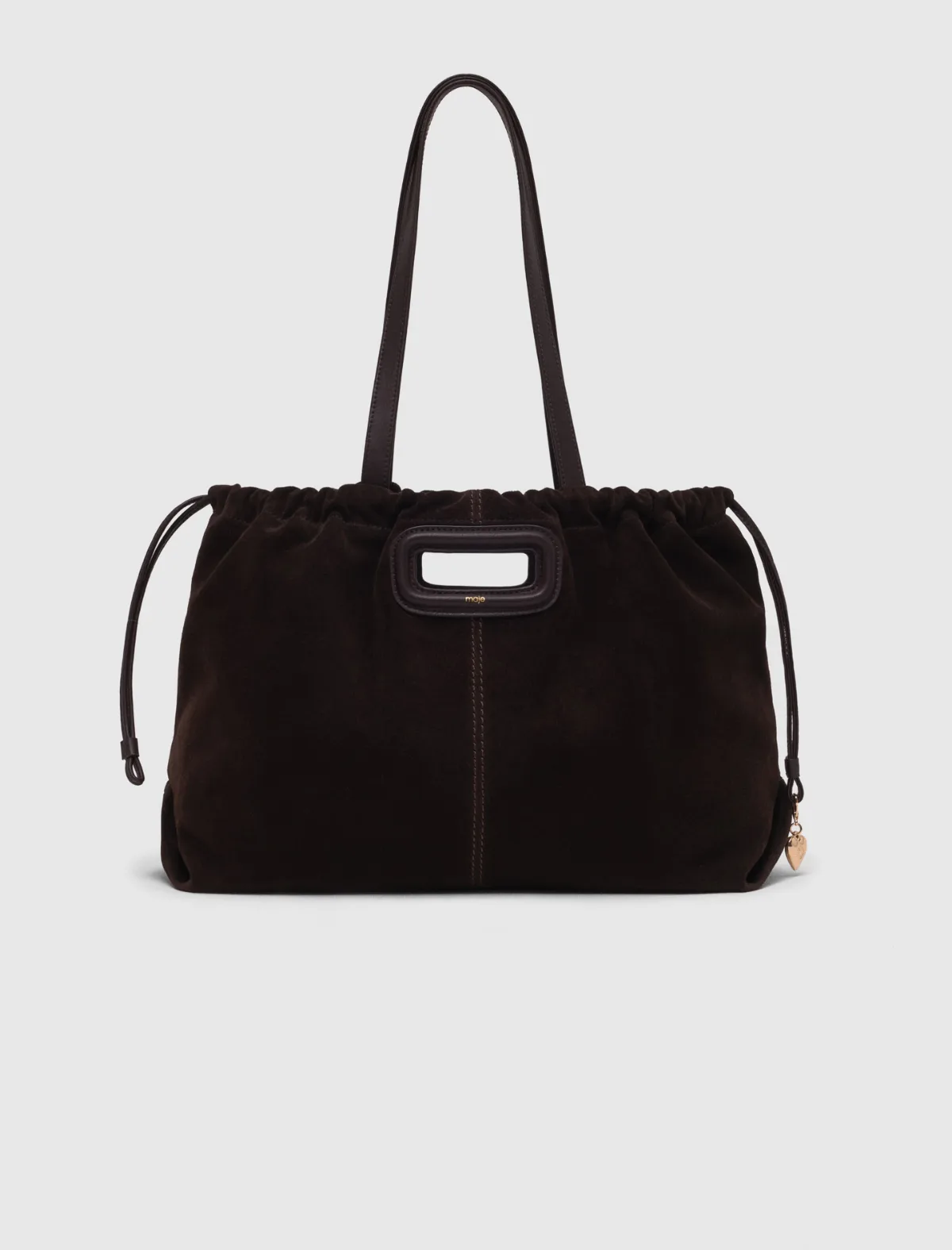 Suede Milpli Tote Bag by Maje