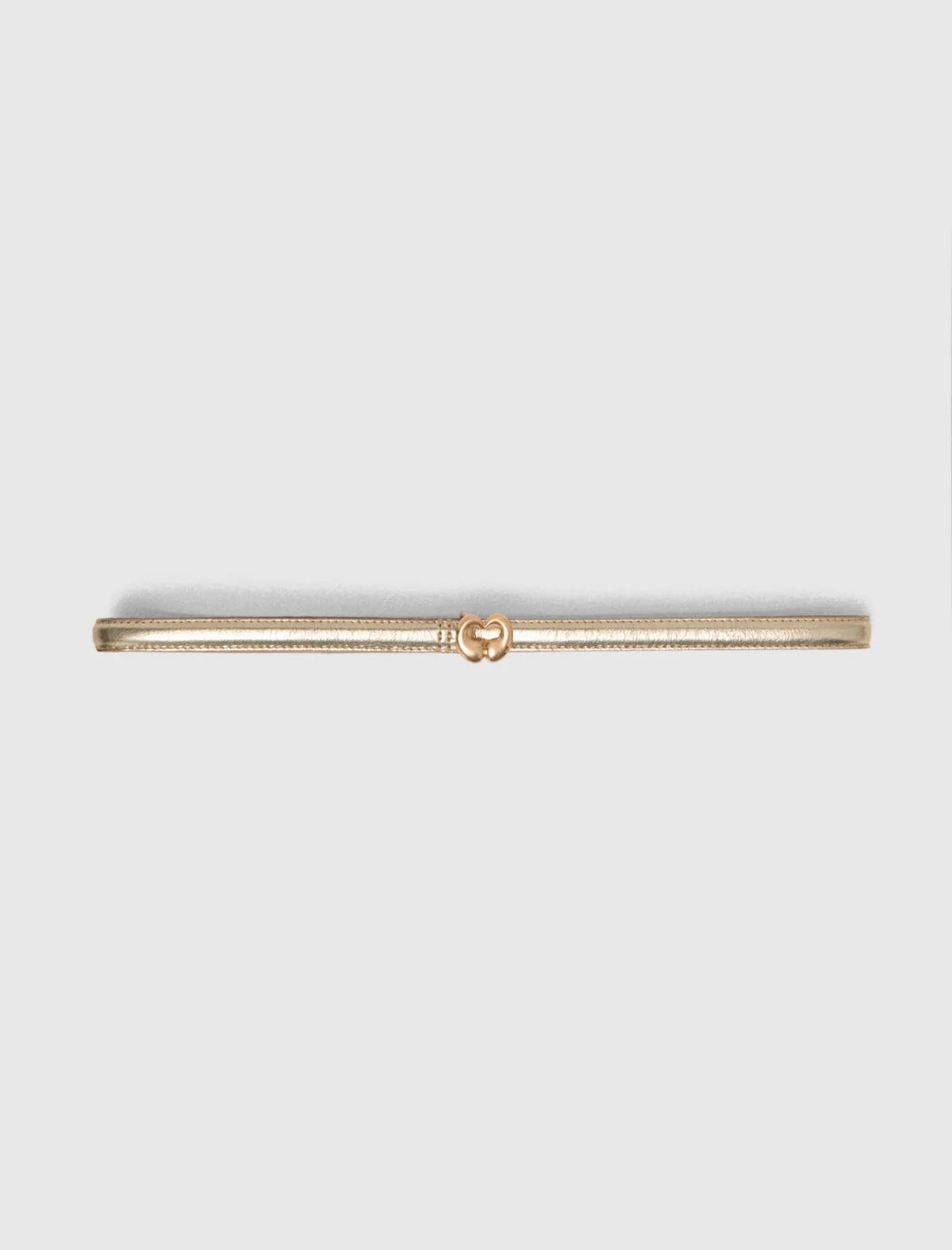 Slim Metallic Leather Belt by Maje