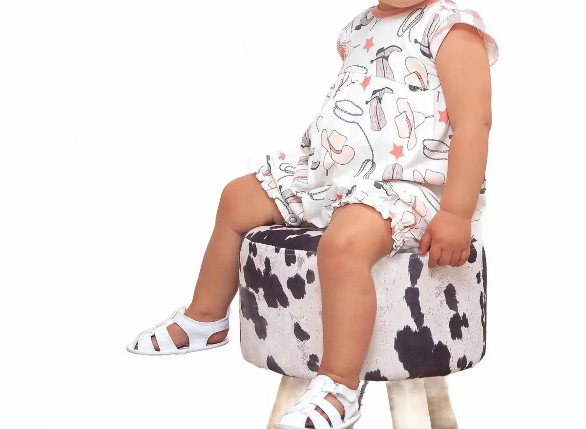 Yeehaw Flutter Sleeve Romper by Tesa Babe