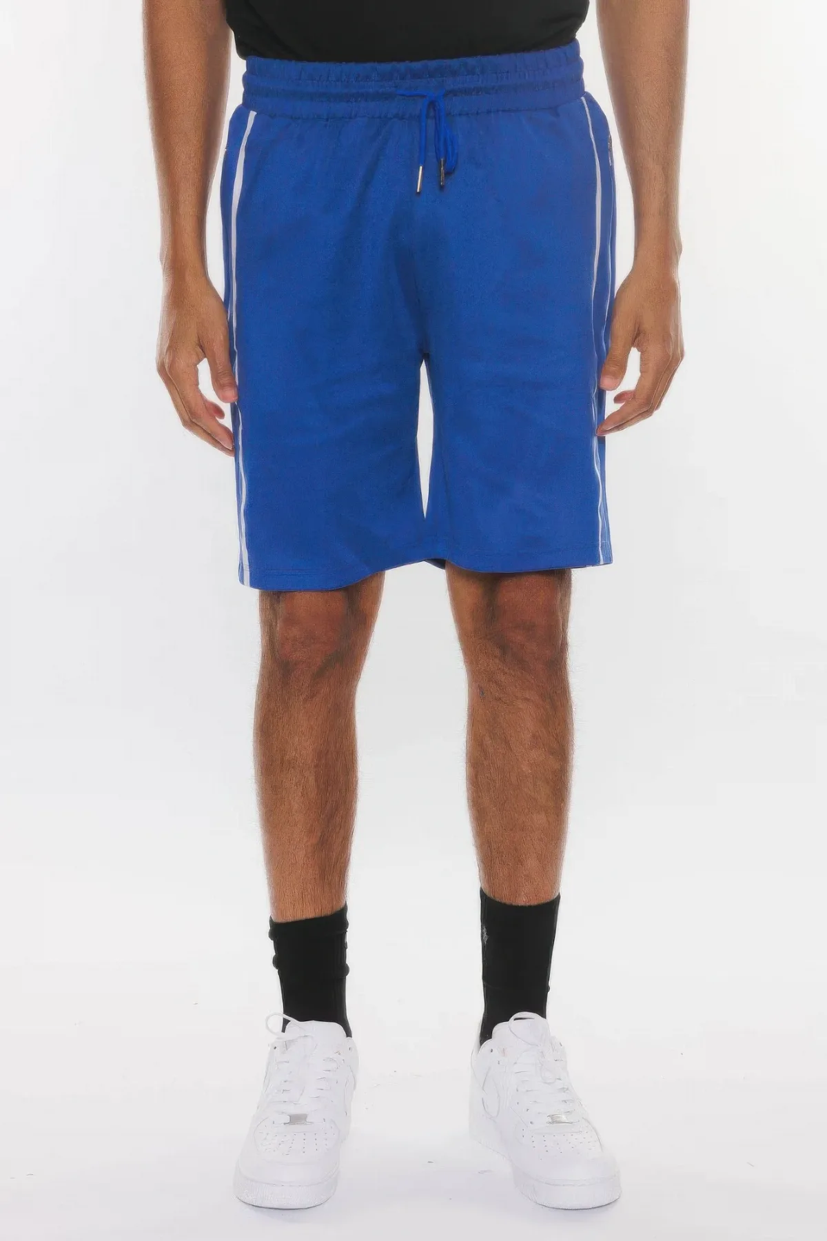 Taped Stripe Shorts by TRUEDAMES
