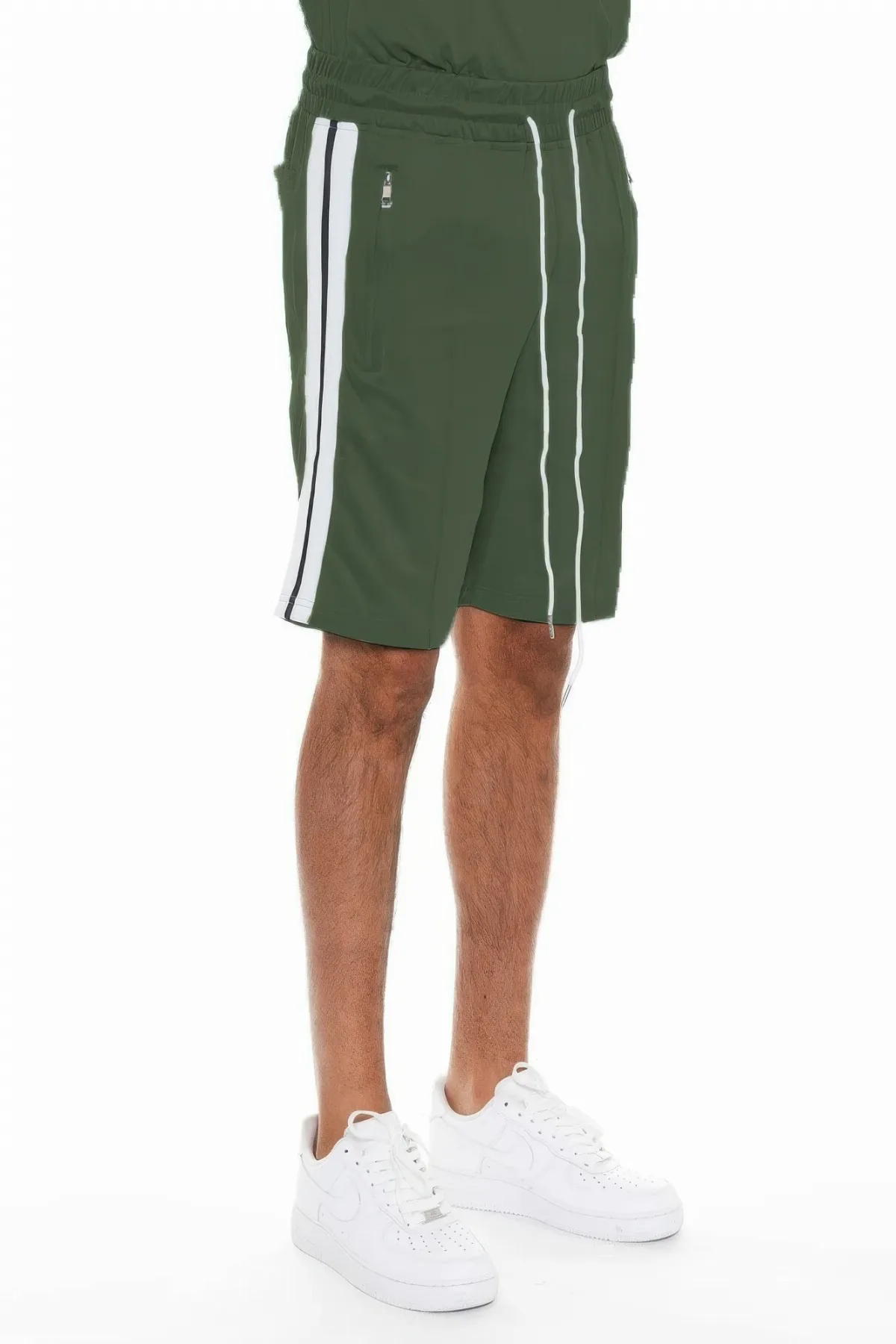 Striped Tape Shorts by TRUEDAMES