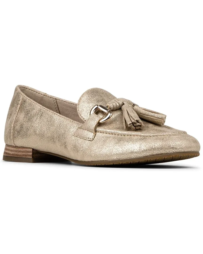 Fabia Suede Loafer by Donald Pliner