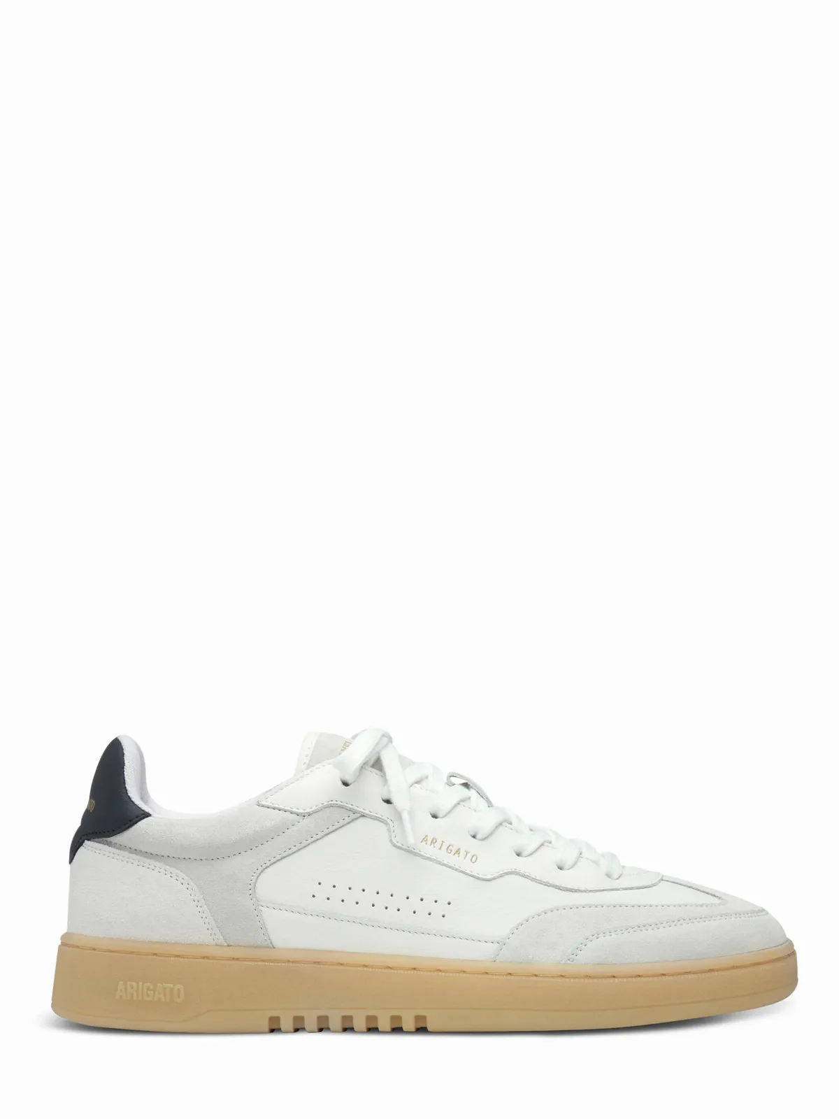 DICE T-TOE Sneakers with Perforated Details and Contrasting Heel Tab by Axel Arigato