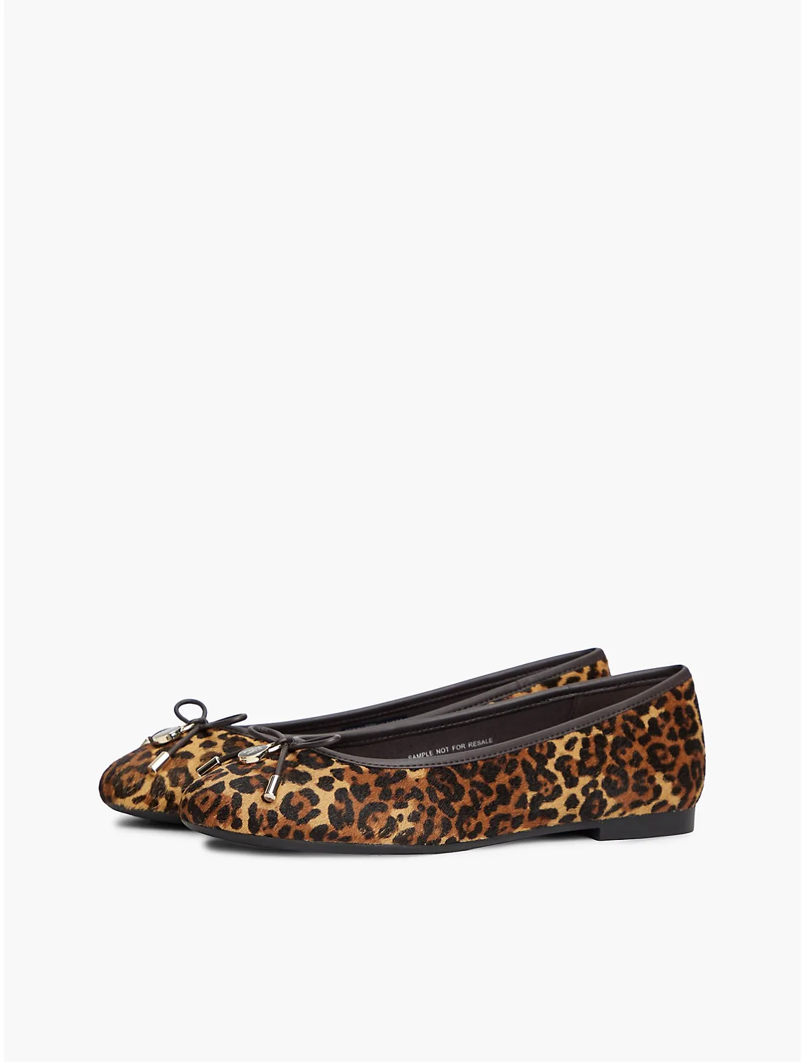 Leopard-Print Calf Hair Ballet Flat by Tommy Hilfiger