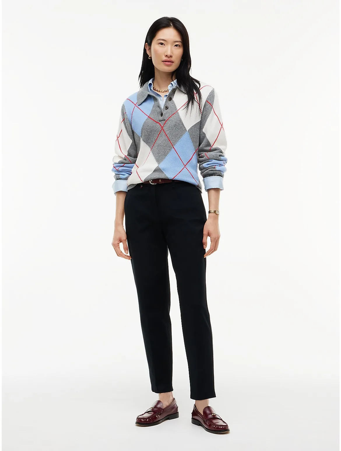 Stretch Gabardine Slim Straight Pant by Tommy Hilfiger