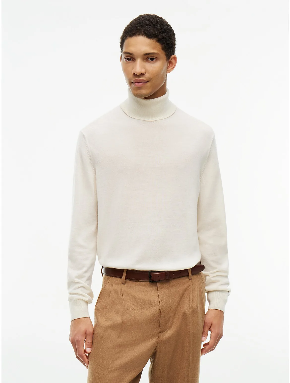 New York Label Wool Turtleneck by Tommy Hilfiger