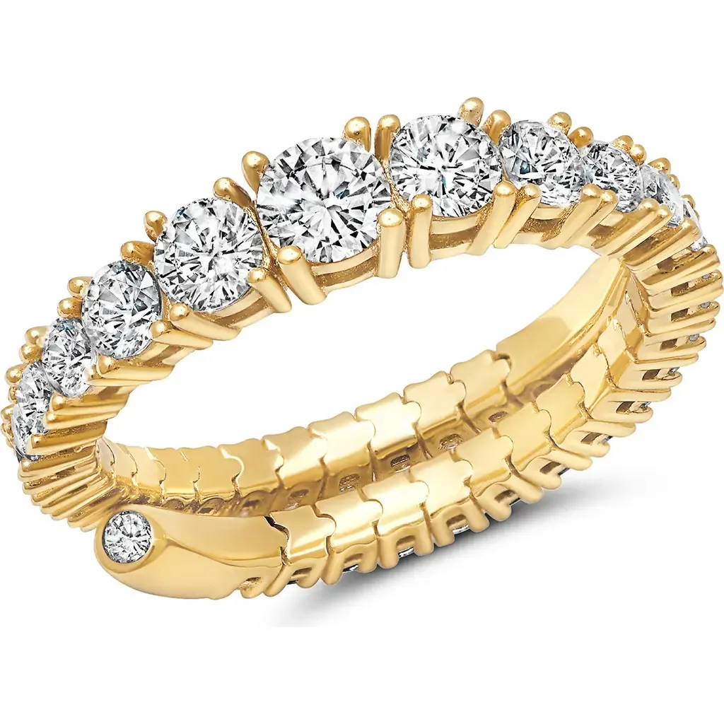 Graduated Adjustable Cubic Zirconia Ring by Crislu