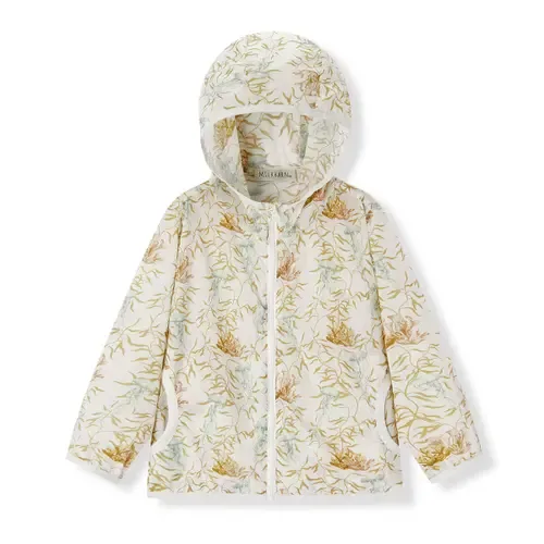 Hooded Windbreaker Jacket by Milkbarn