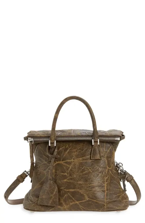 5AC Soft Mini Leather Crossbody Bag by Maison Margiela