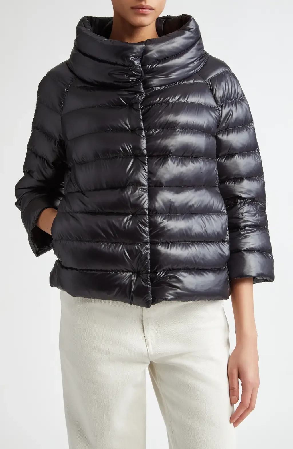 Sofia Iconic Down Crop Puffer Jacket
