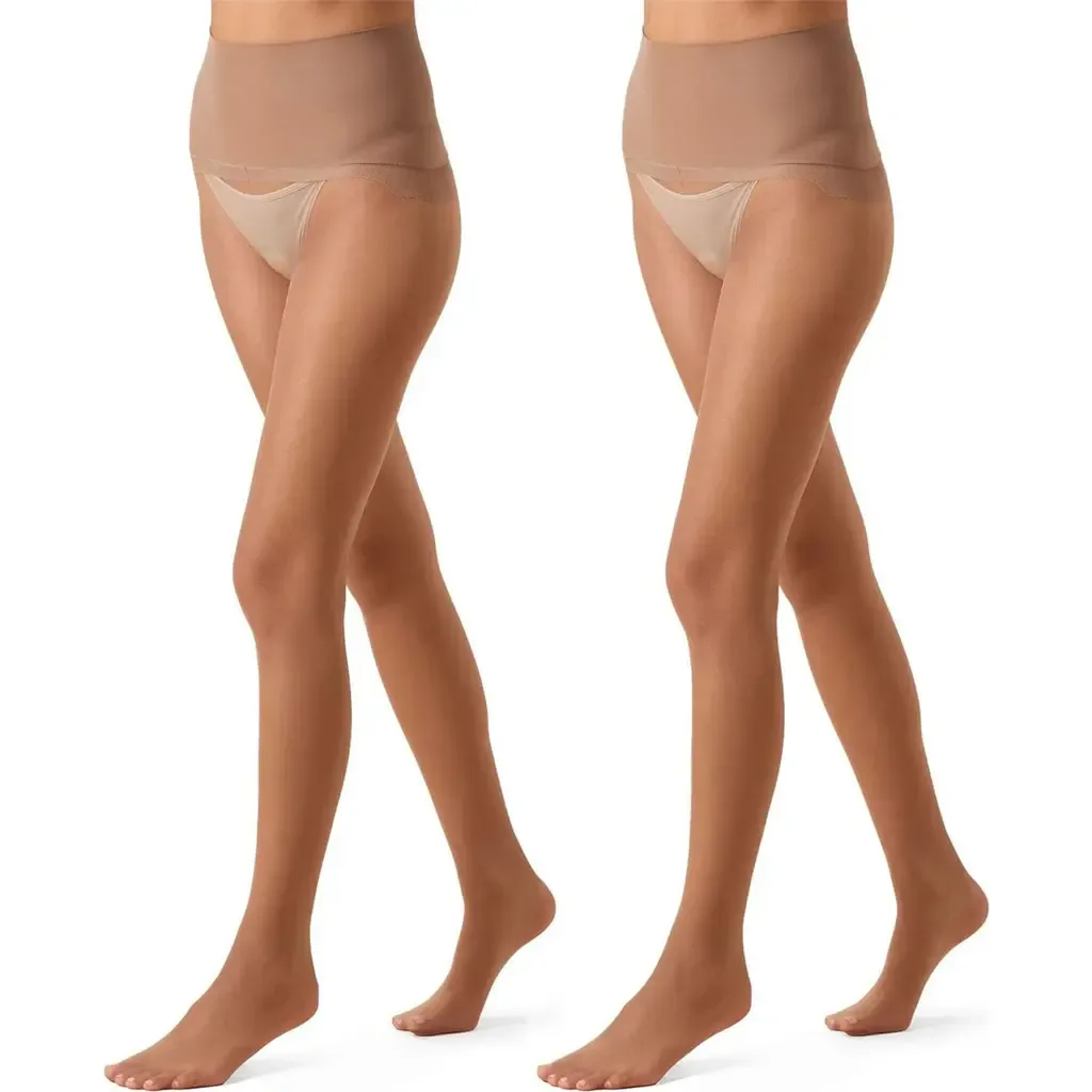 Crystal 2-Pack Sheer Tights by MeMoi