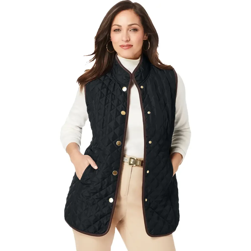 Quilted Vest by Jessica London