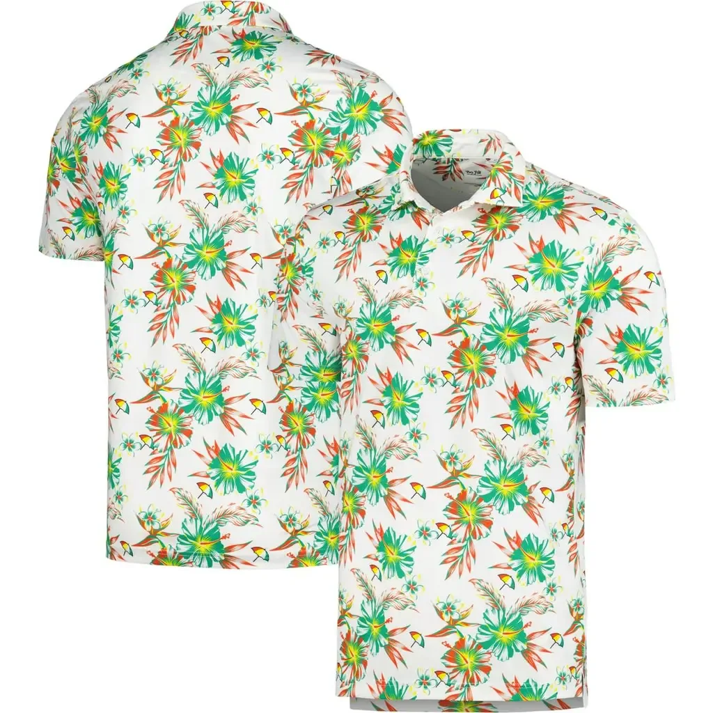 Arnold Palmer Print Tri-Blend Polo by Full Turn