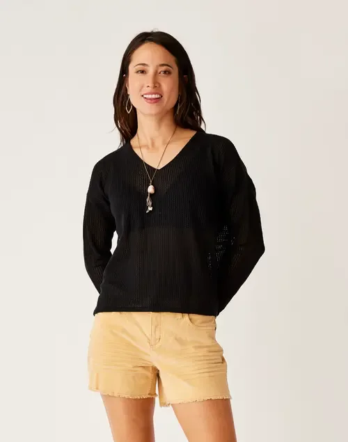 Lightweight Mesh Pullover by Carve Designs