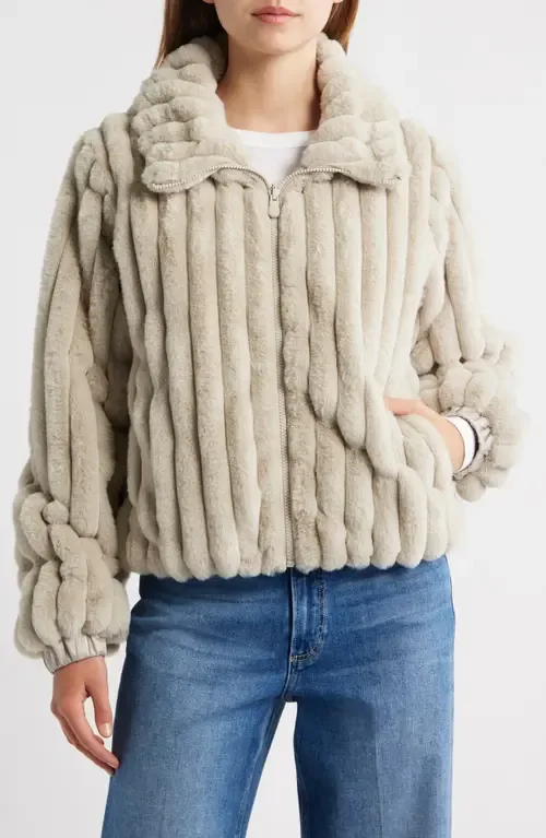 Elina Faux Fur Jacket by Save The Duck