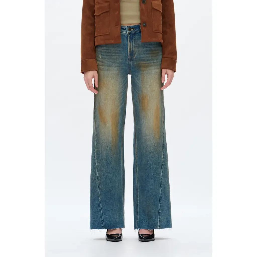 Wide Leg Jeans by Bayeas