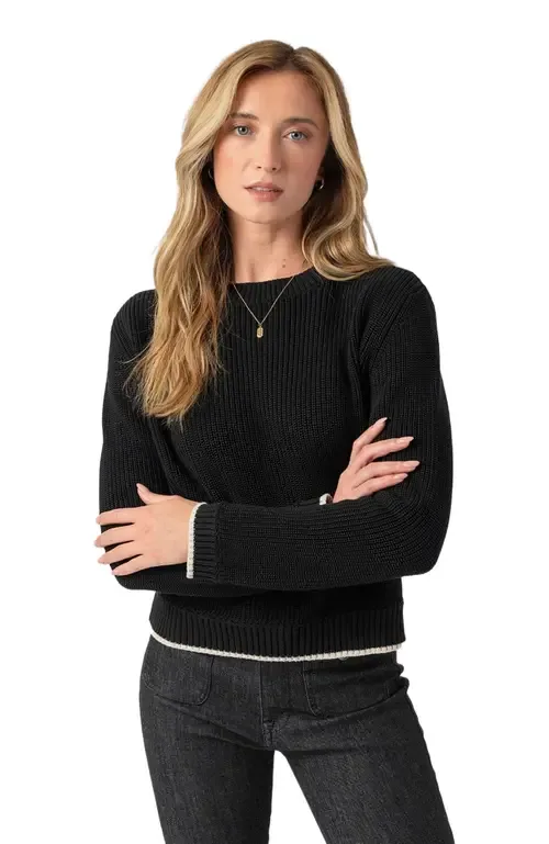 Remy Crop Sweater by Saint + Sofia