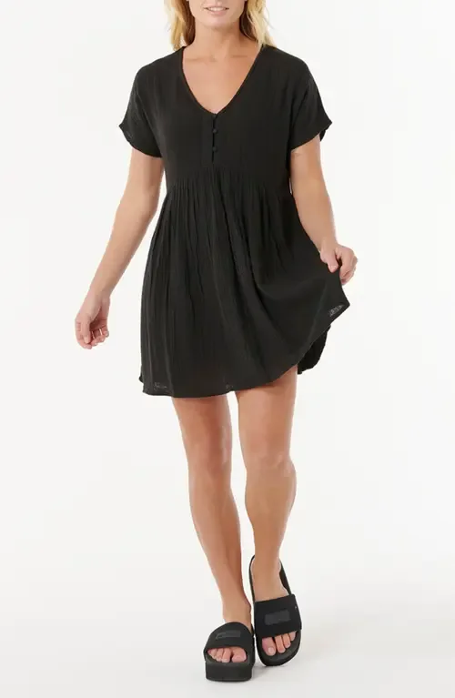 Premium Surf Cotton Gauze Babydoll Dress by Rip Curl
