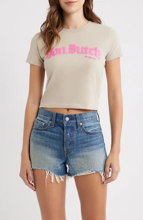 Logo Graphic Baby Tee by Von Dutch