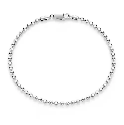 Sterling Silver Beaded Bracelet by Donatello Gian