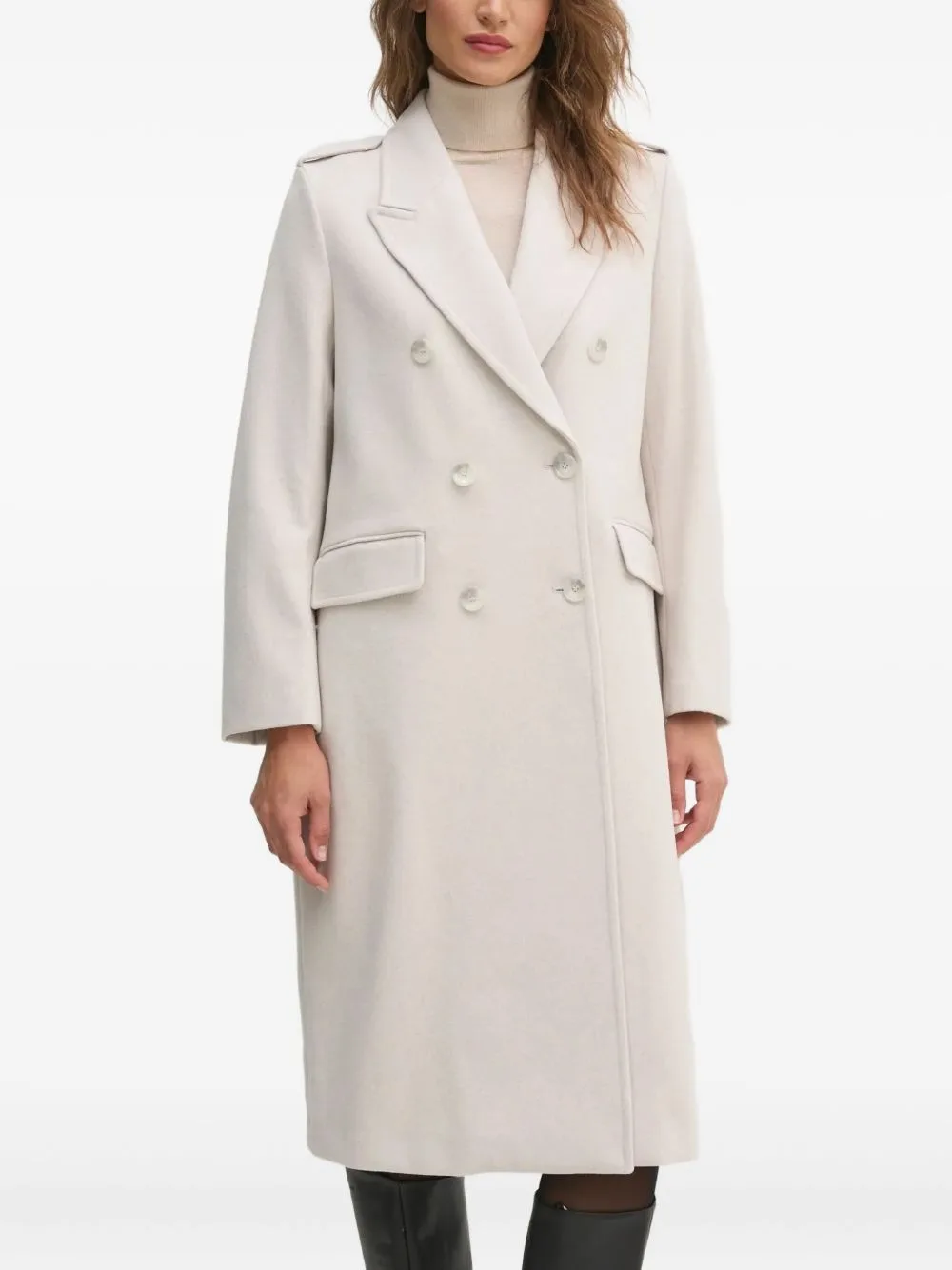 Double-Breasted Coat by Sisley