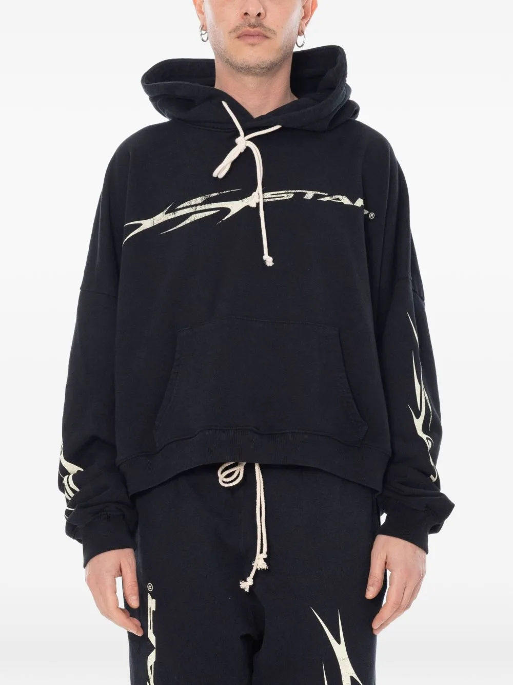 Graphic-Print Hoodie by HELLSTAR