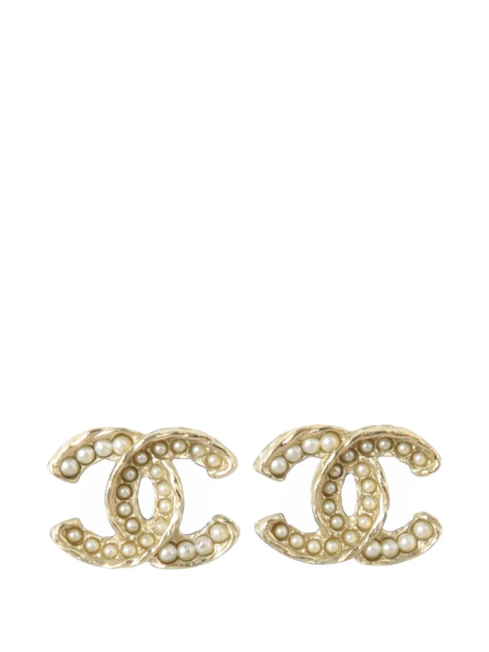 CC Faux-Pearl Earrings by CHANEL Pre-Owned