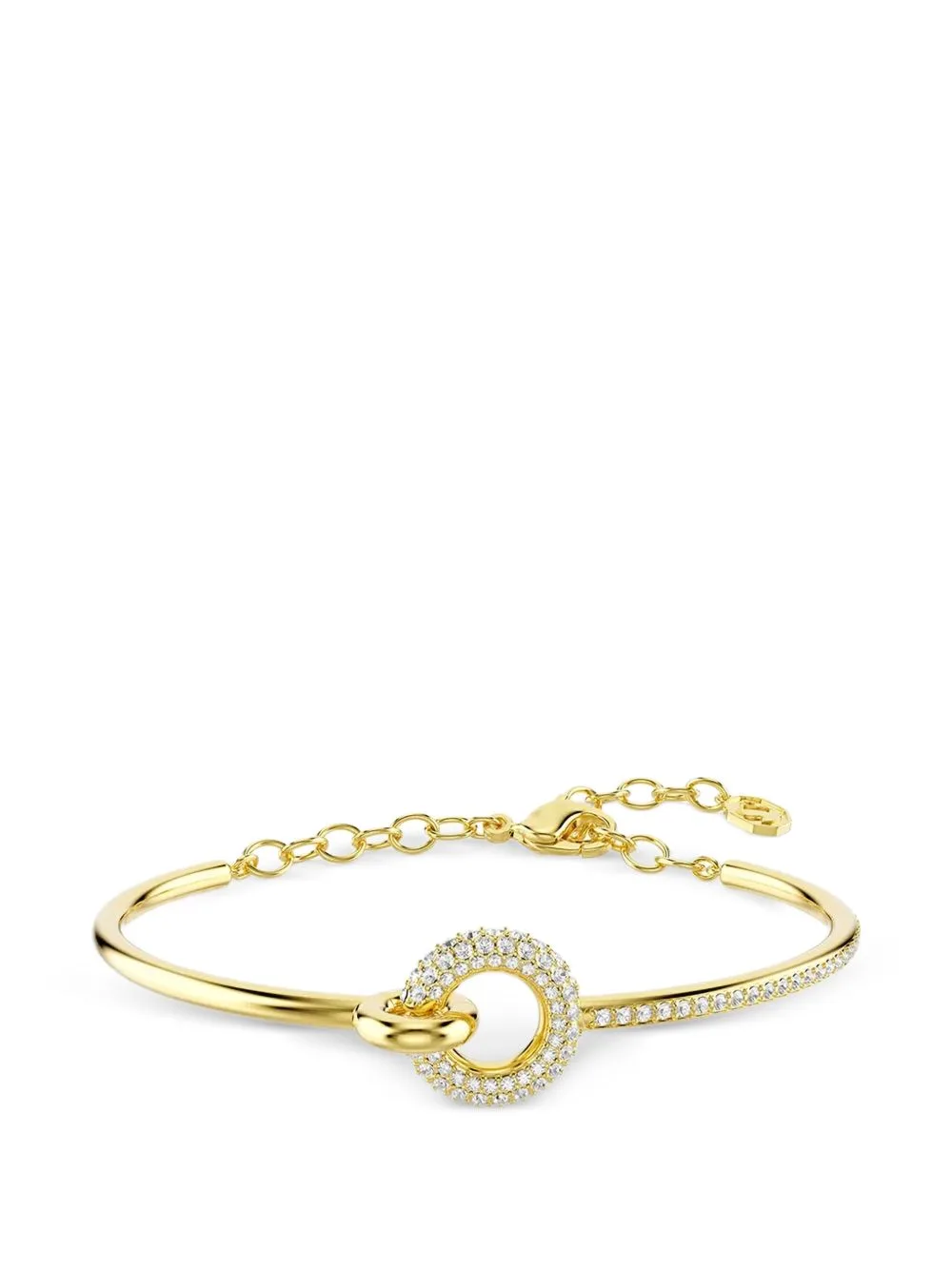 Dextera Crystal-Embellished Interlocking-Ring Bracelet by Swarovski