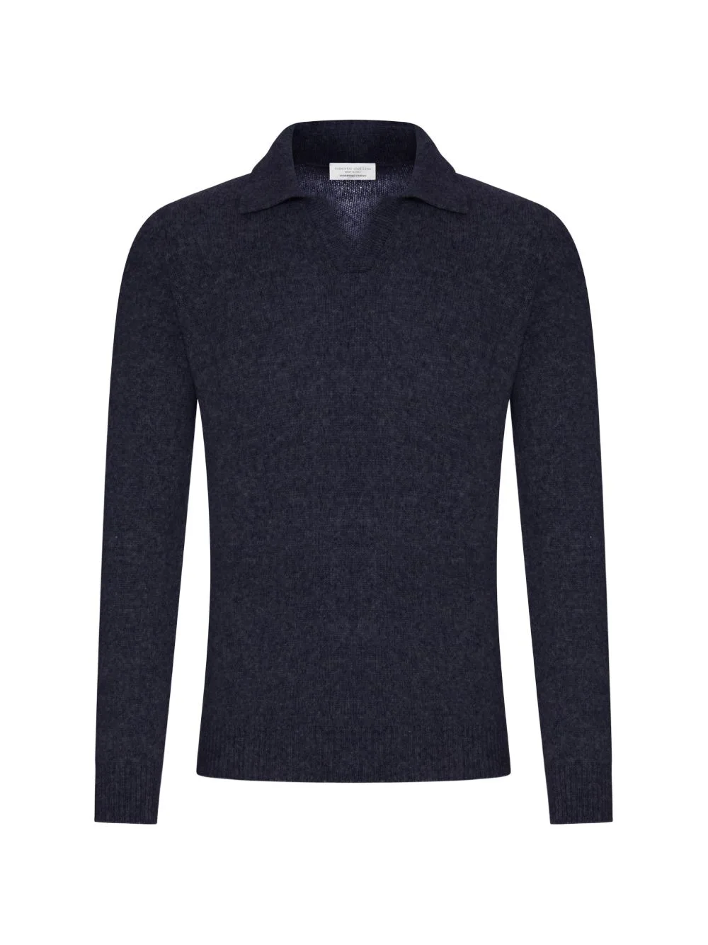Spread-Collar Knitted Sweater by Roberto Collina