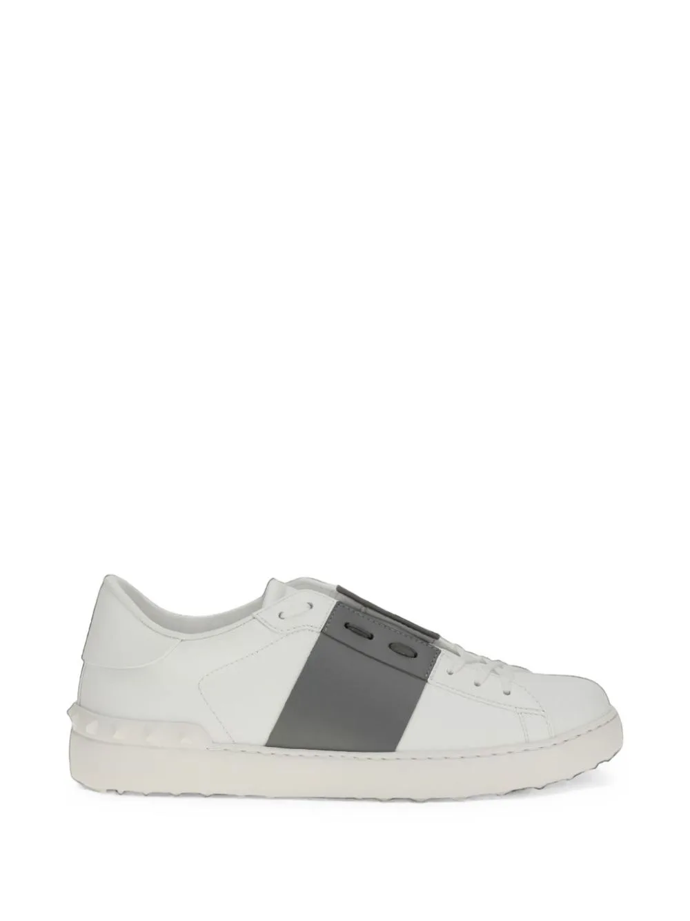 Open Rockstud Leather Sneakers by Valentino Garavani