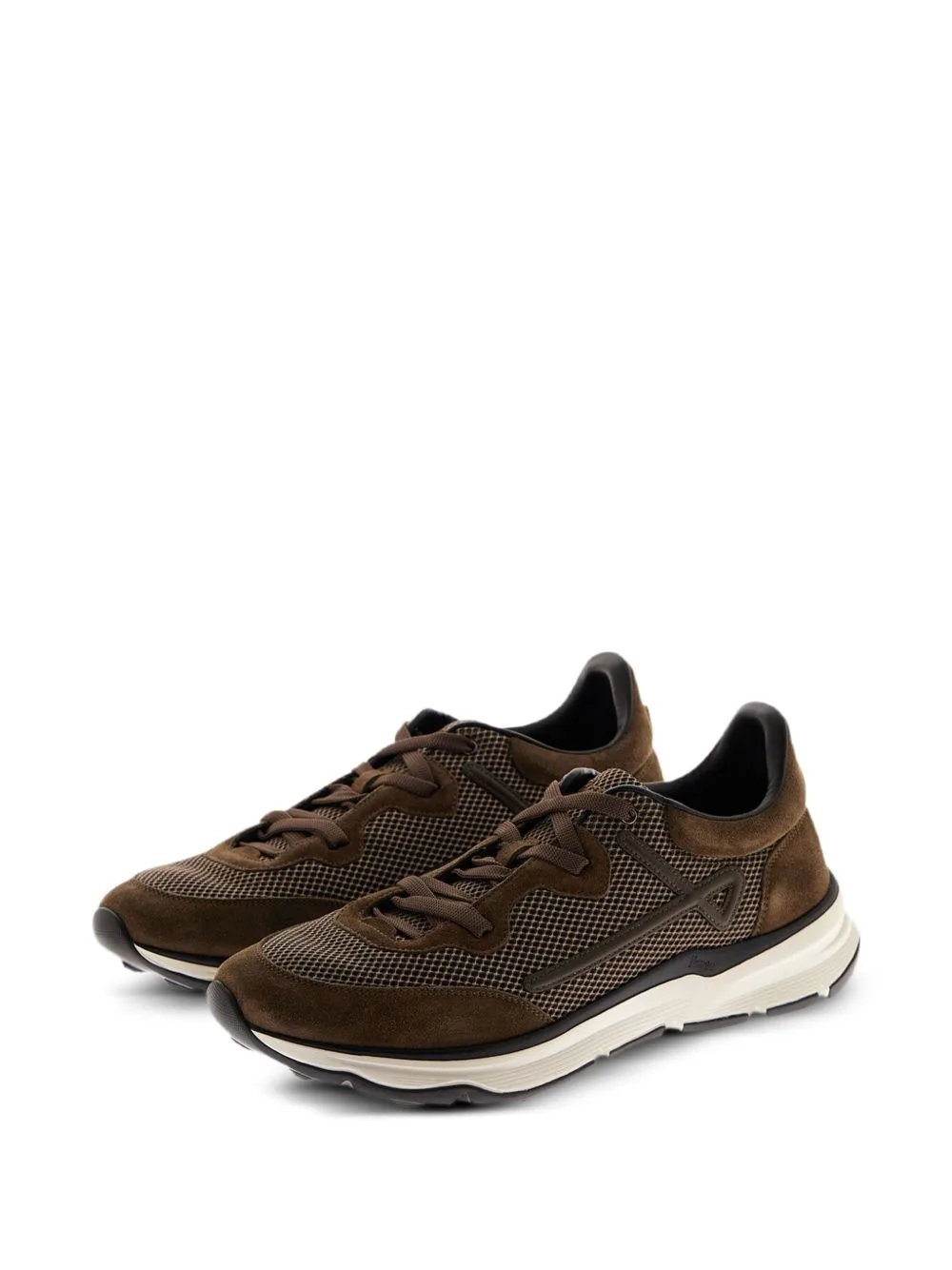 Maggiore Suede-Mesh Sneakers
