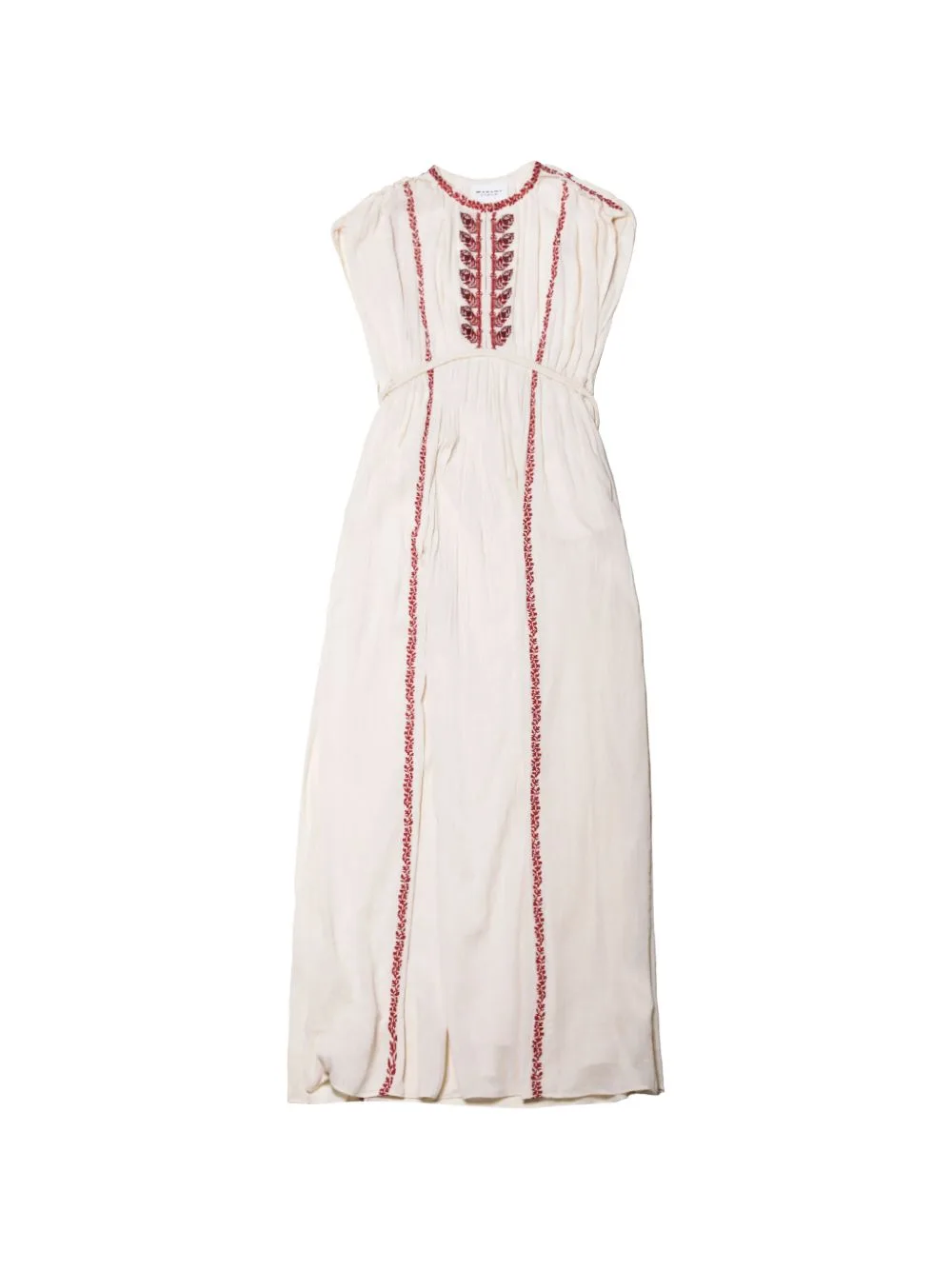 Liviane Embroidered Rope-Belt Dress by MARANT ÉTOILE