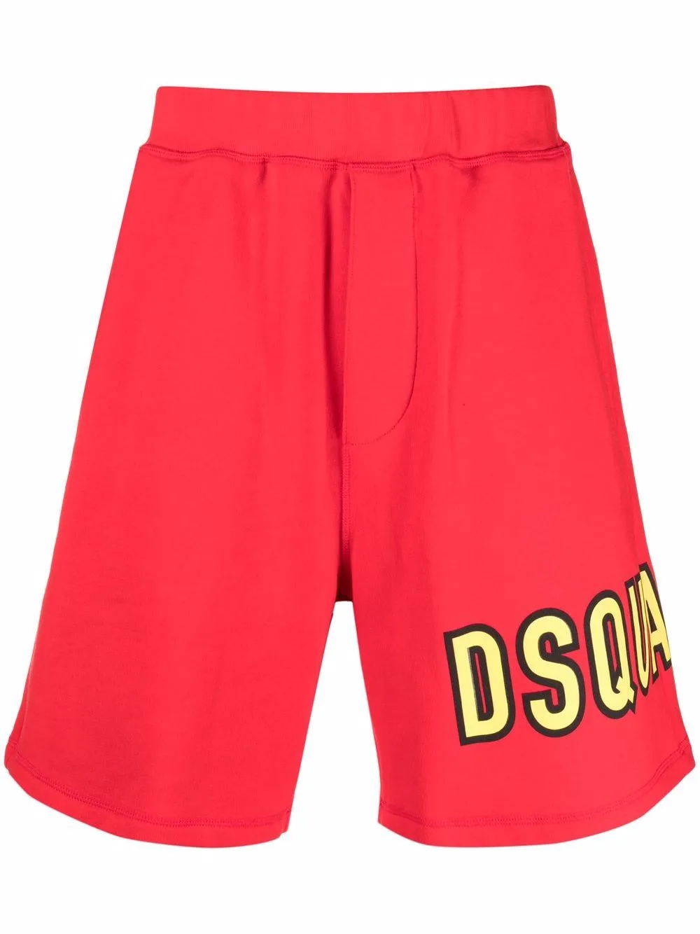 Logo-Print Cotton Shorts
