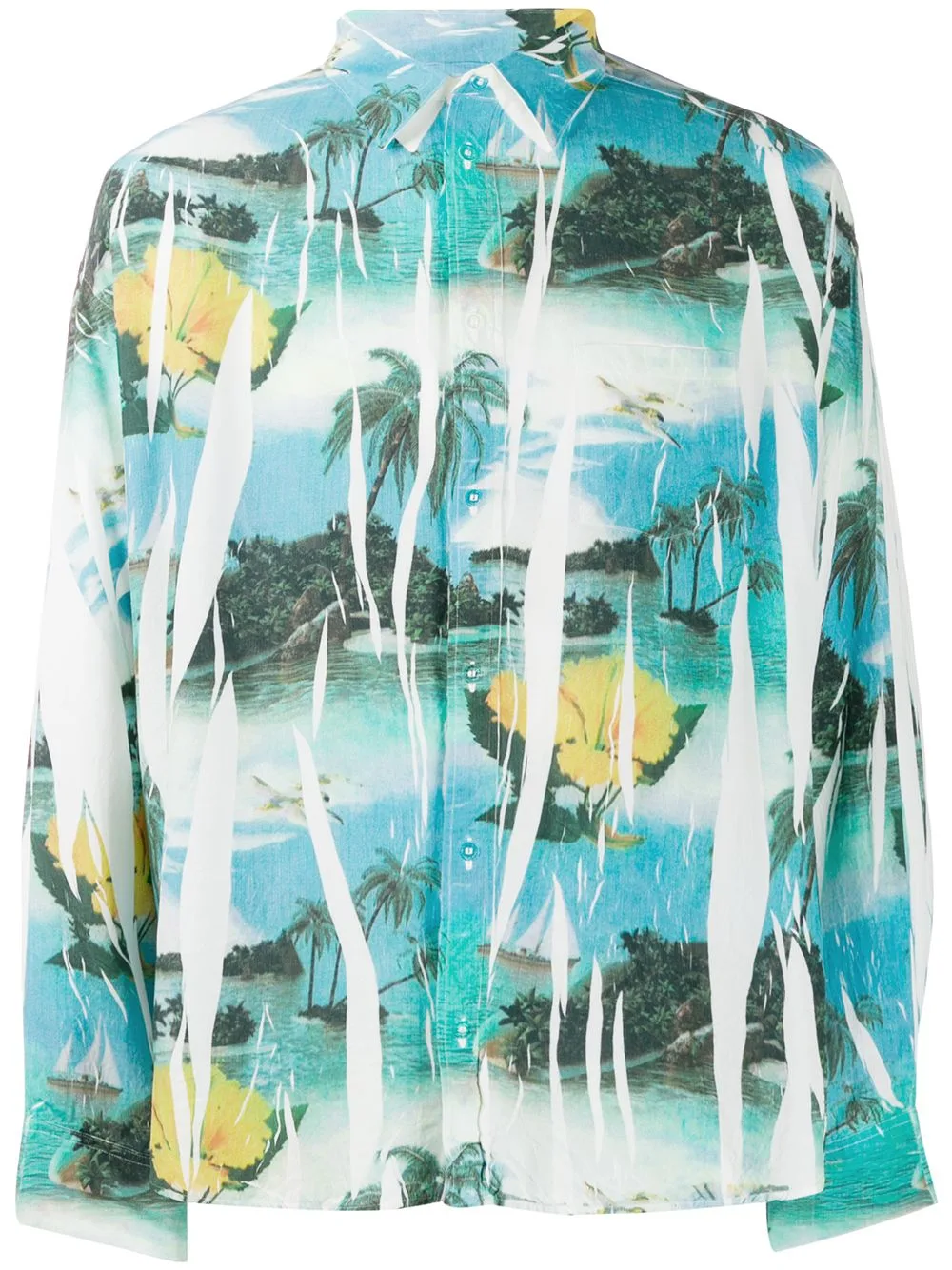 Tropical Print Shirt by Doublet