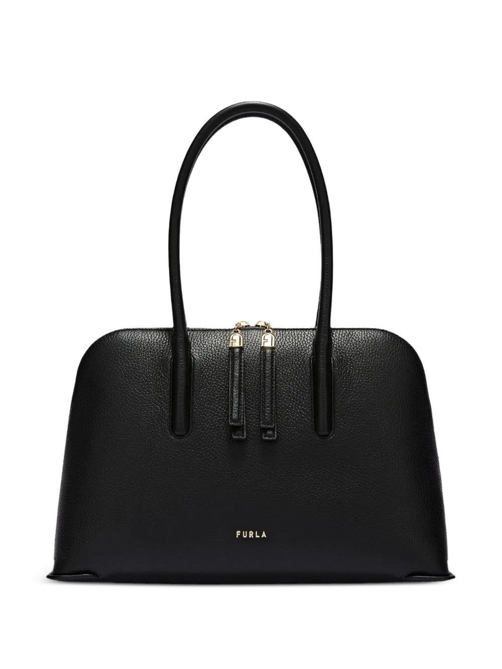 M Atmosfera Dome Leather Tote Bag by Furla